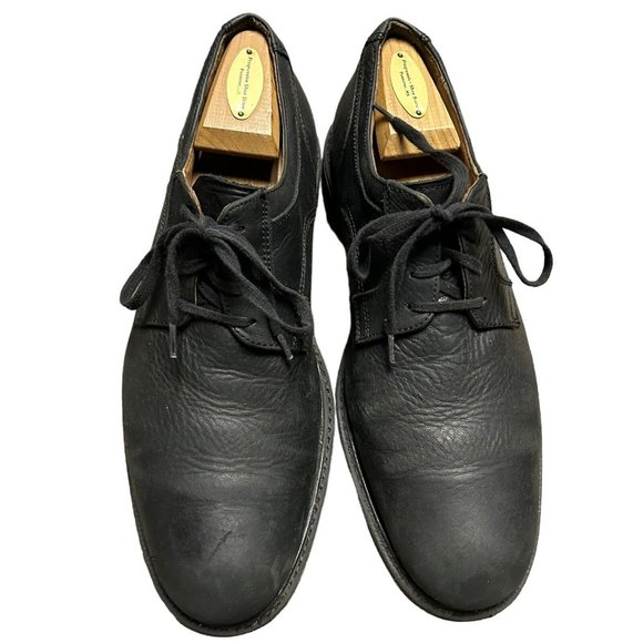 Johnston Murphy XC4 Black Sheep Leather Waterproof Derby Blucher Mens 9.5M Italy - Picture 5 of 14